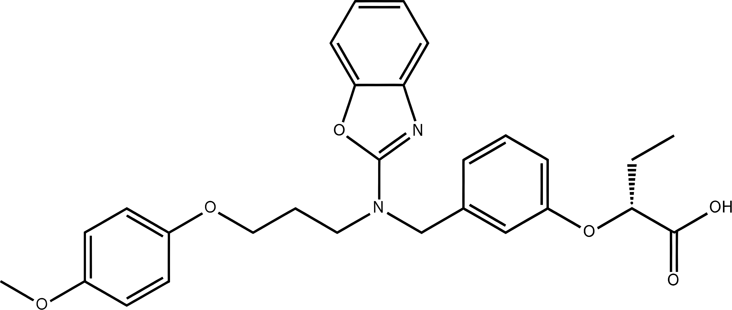 Pemafibrate structure